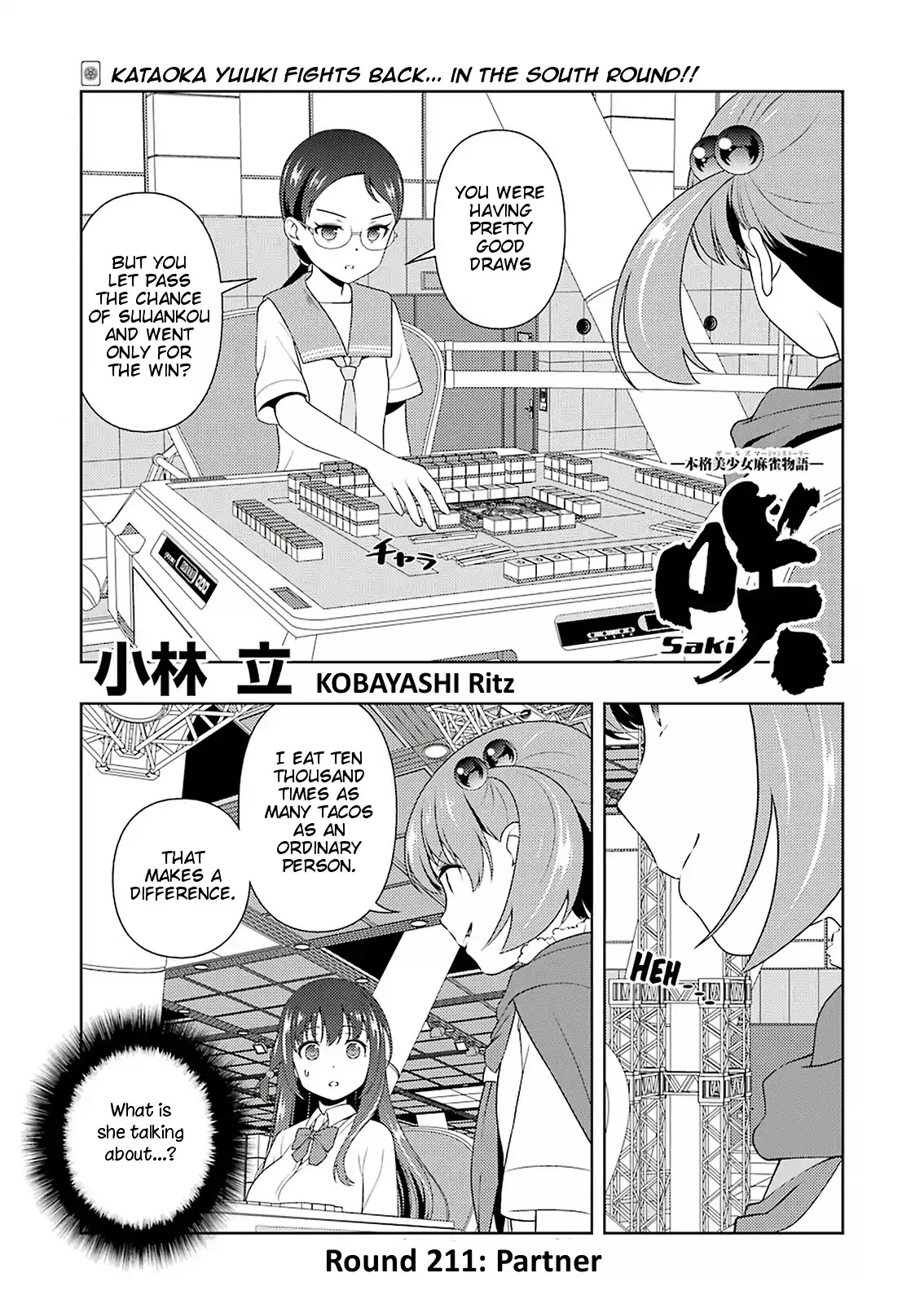 Read Saki Chapter 211 - Partner Online