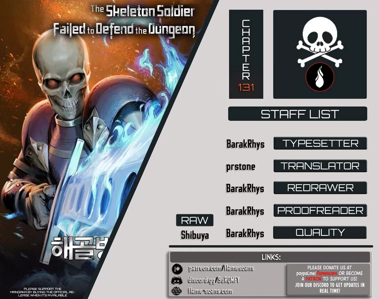 Read Skeleton Soldier Couldn’t Protect the Dungeon Chapter 131 Online