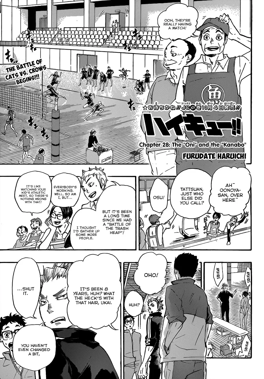 Read Haikyu!! Chapter 28 - The "Oni" and the "Kanabo" Online