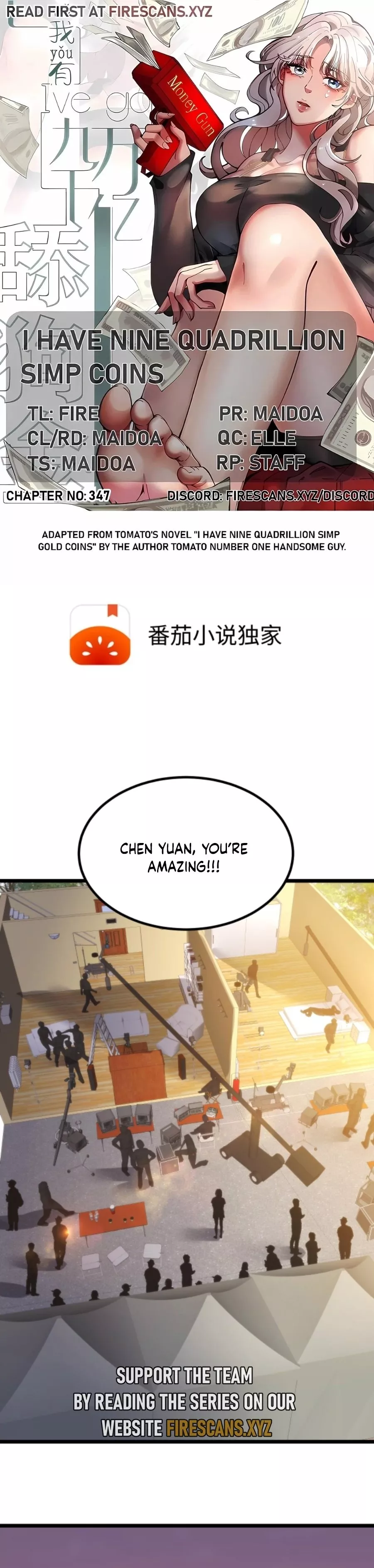 Read I Have Nine Quadrillion Simp Gold Coins Chapter 346 Online
