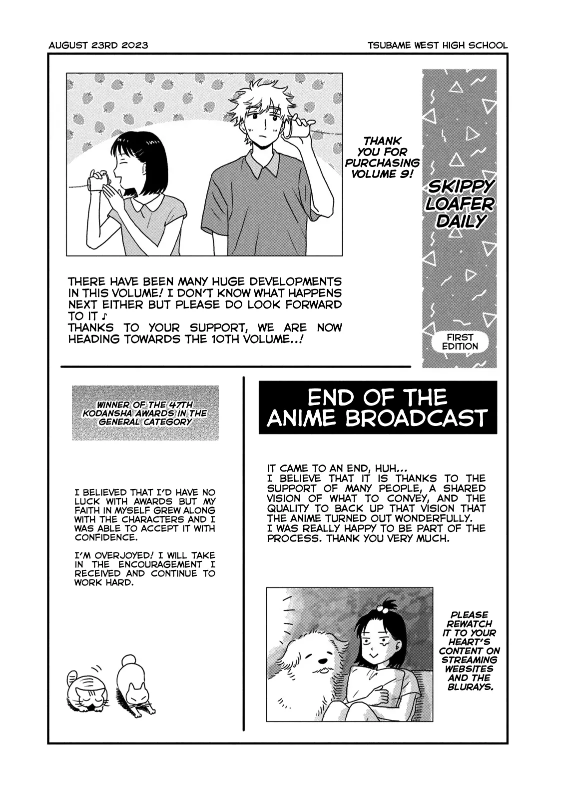 Read Skip and Loafer Chapter 53.5 - Volume 9 Extras Online