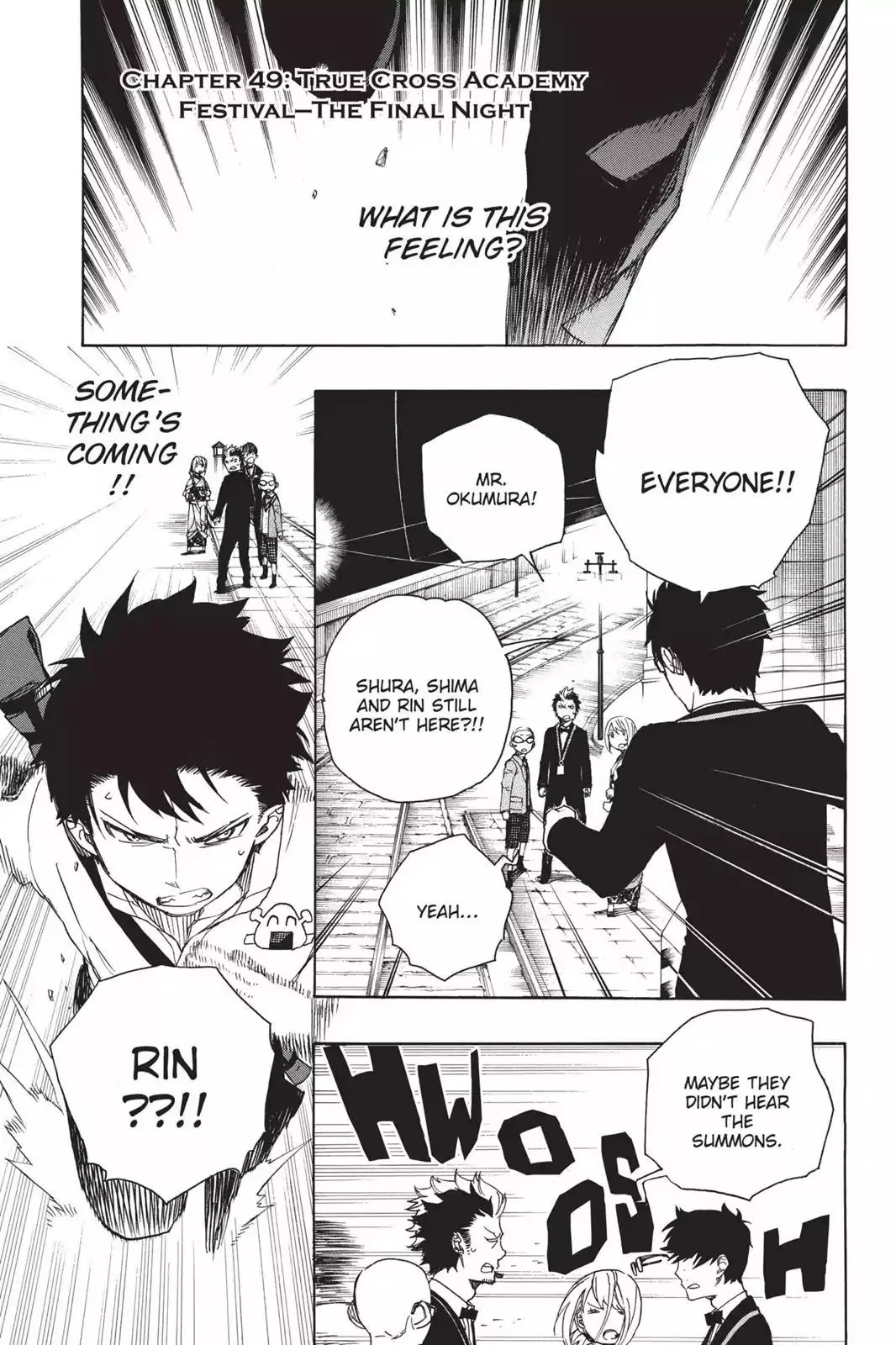 Read Ao no Exorcist Chapter 49 - True Cross Academy Festival—The Final Night Online