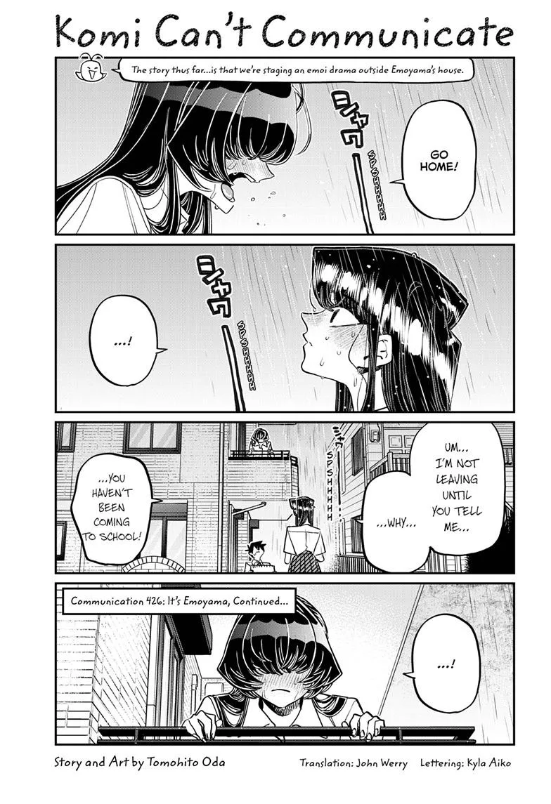 Read Komi-san wa Komyushou Desu Chapter 426 Online