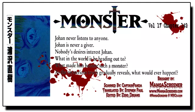 Read Monster Chapter 142 Online