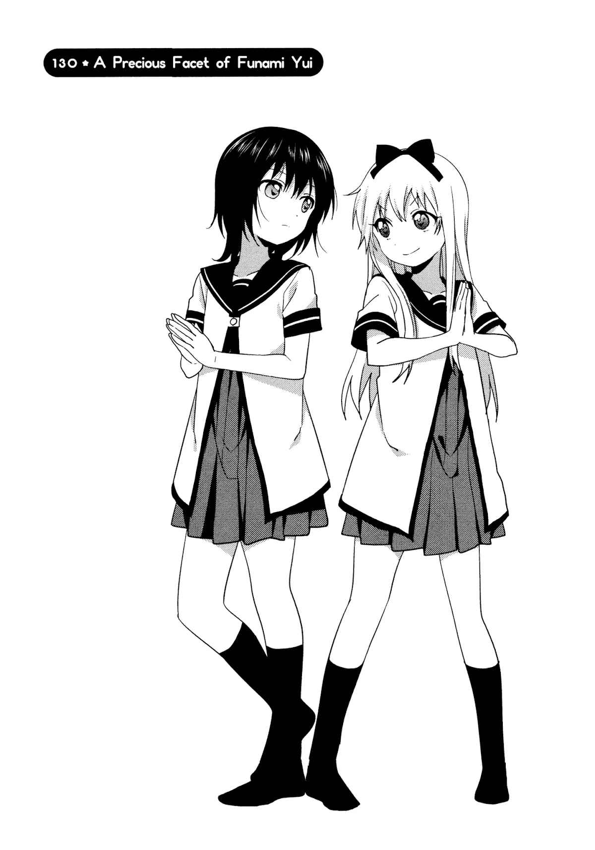 Read Yuru Yuri Chapter 130 - A Precious Facet of Funami Yui Online