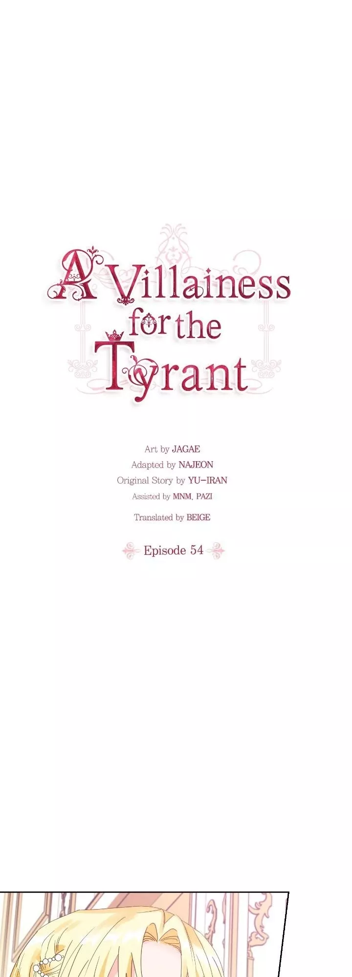 Read A Villainess for the Tyrant Chapter 54 Online