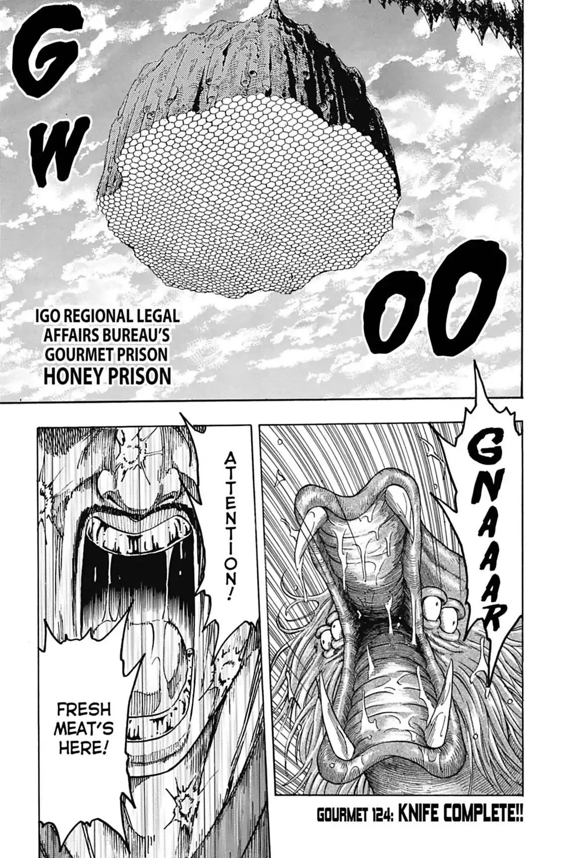 Read Toriko Chapter 124 - Vol.14 Gourmet 124: Knife Complete!! Online