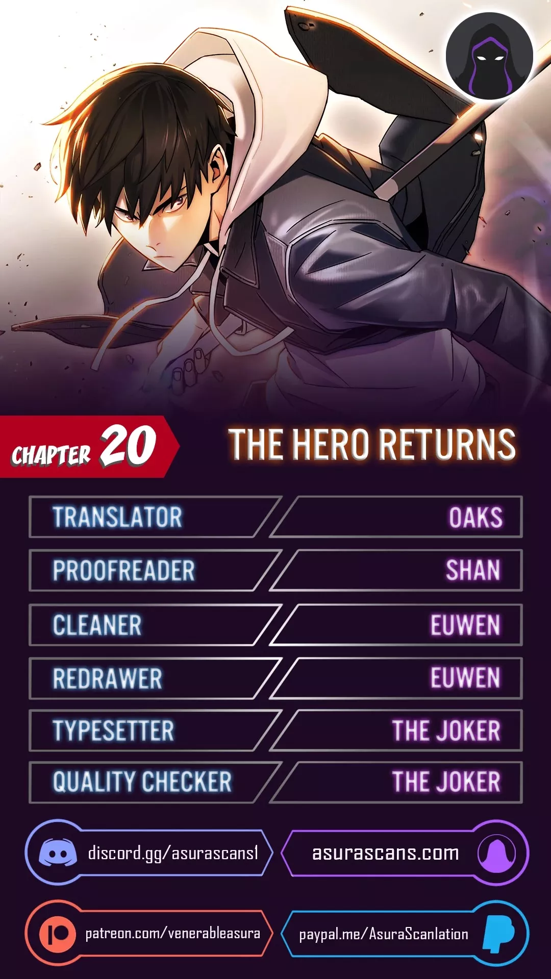 Read The Hero Returns Chapter 20 Online