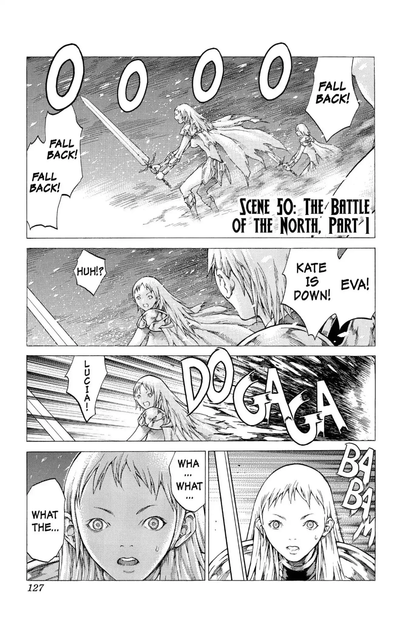 Read Claymore Chapter 50 - Vol.9 Scene 50: The Battle of the North, Part 1 Online