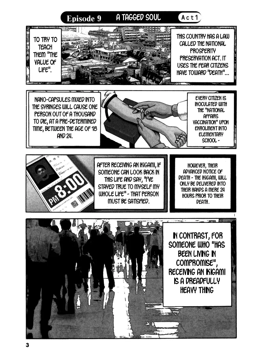 Read Ikigami Chapter 25 - A Tagged Soul Act 1 Online