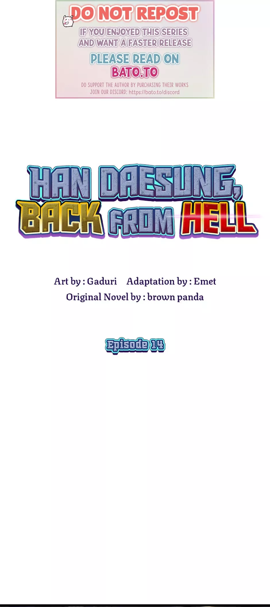 Read Han Daesung, Back From Hell Chapter 14 Online