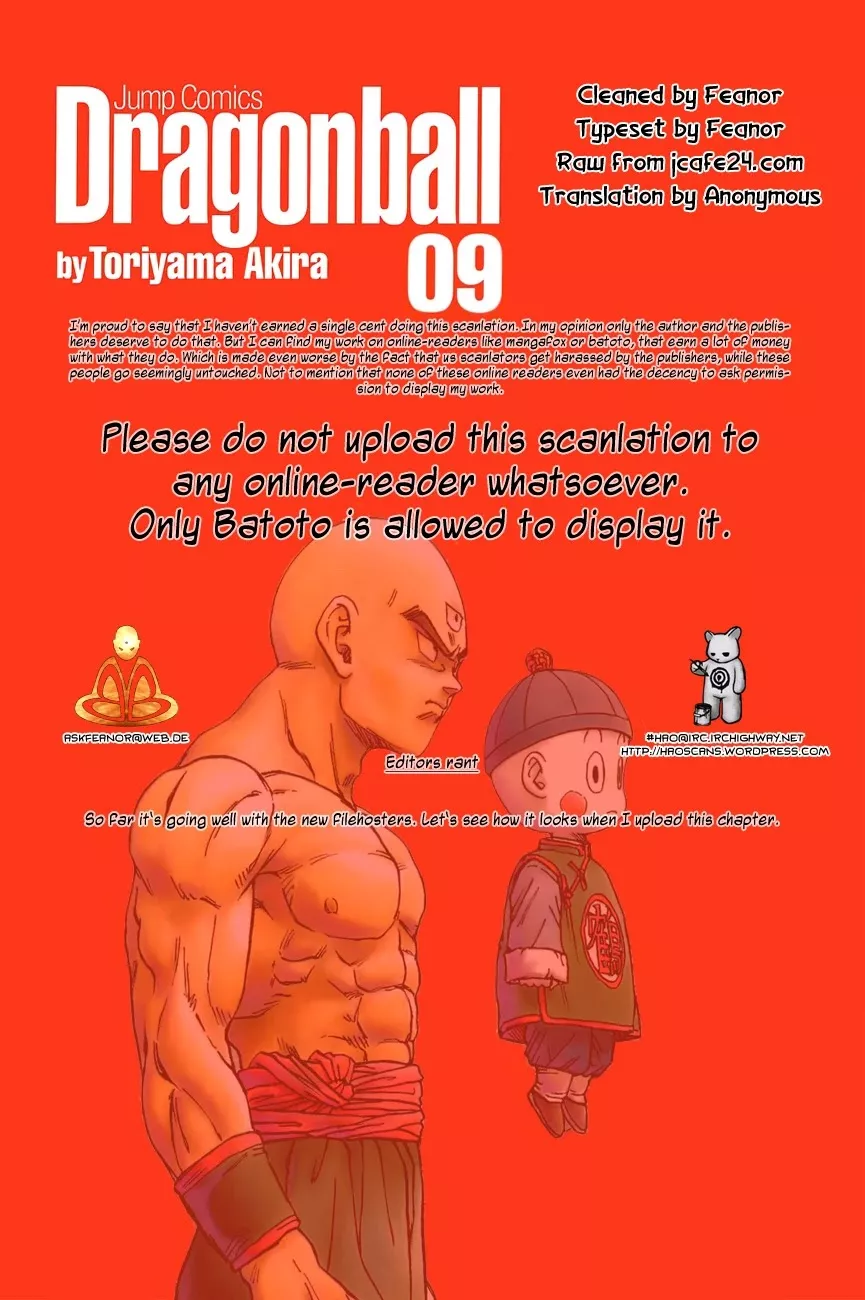 Read Dragon Ball Chapter 128 - Goku vs. Tenshinhan Online