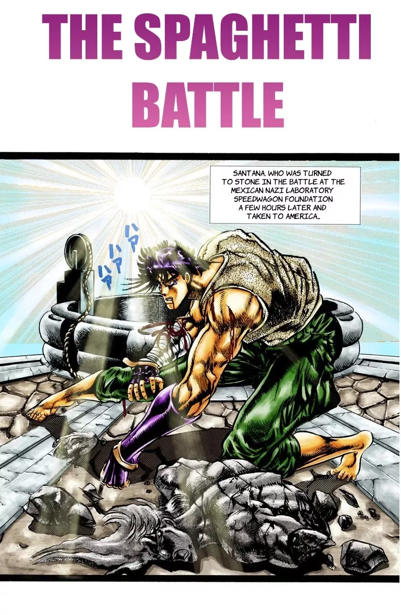 Read JoJo’s Bizarre Adventure Part 2: Battle Tendency Chapter 18 - The Spaghetti Battle Online