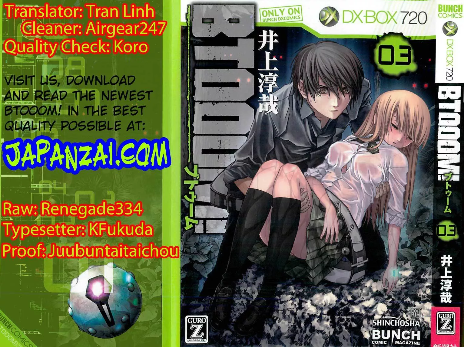 Read Btooom! Chapter 17 - Eyes in the Dark Online