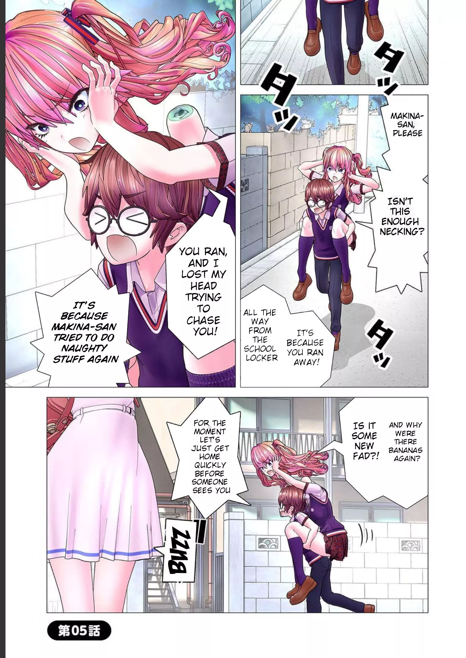 Read Kakushite! Makina-san!! (Official Colored) Chapter 5 - Makina Goes To Bed Online