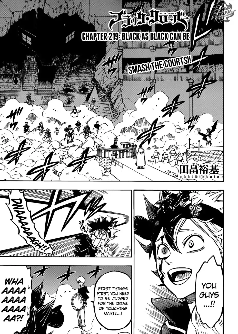 Read Black Clover Chapter 219 - Black As Black Can Be Online