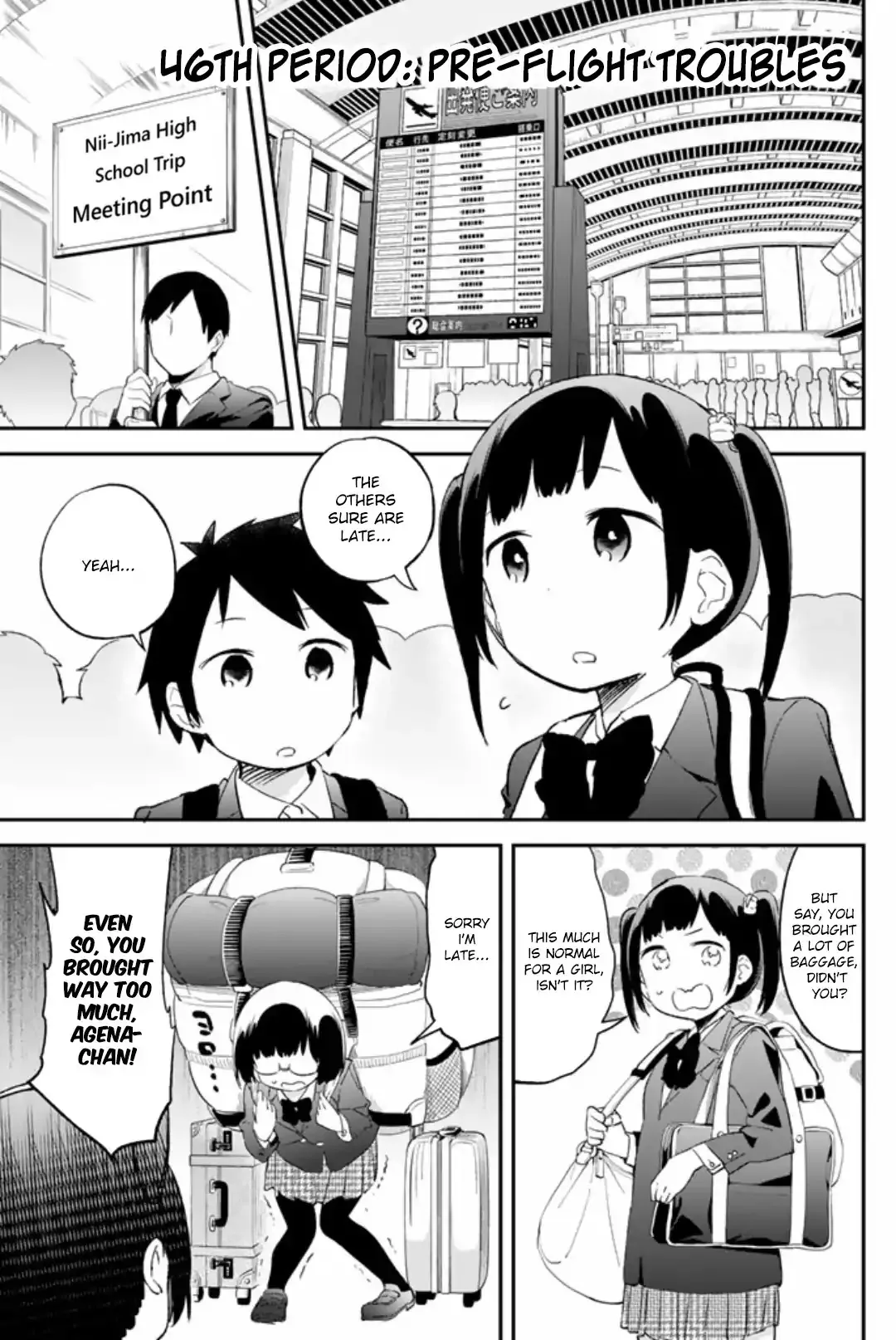 Read Dansan Joshi Chapter 46 - Pre-flight Troubles Online