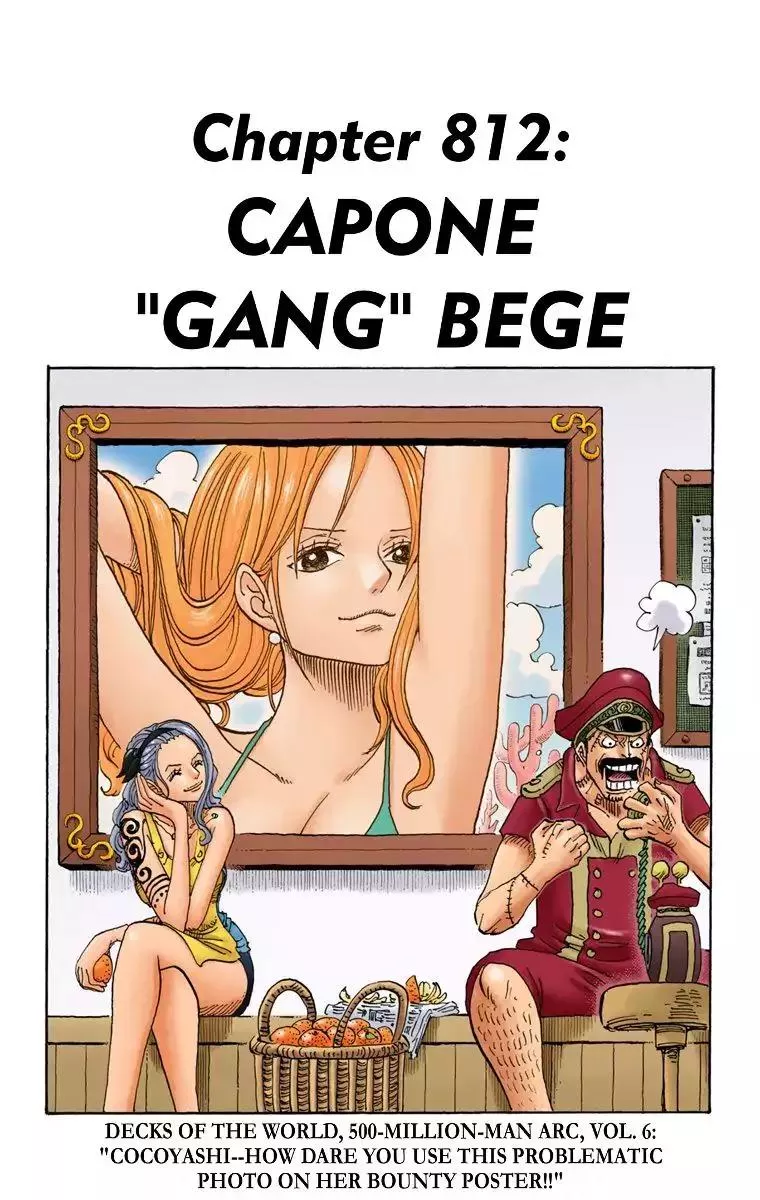 Read One Piece Chapter 812 - Capone "Gang" Bege Online