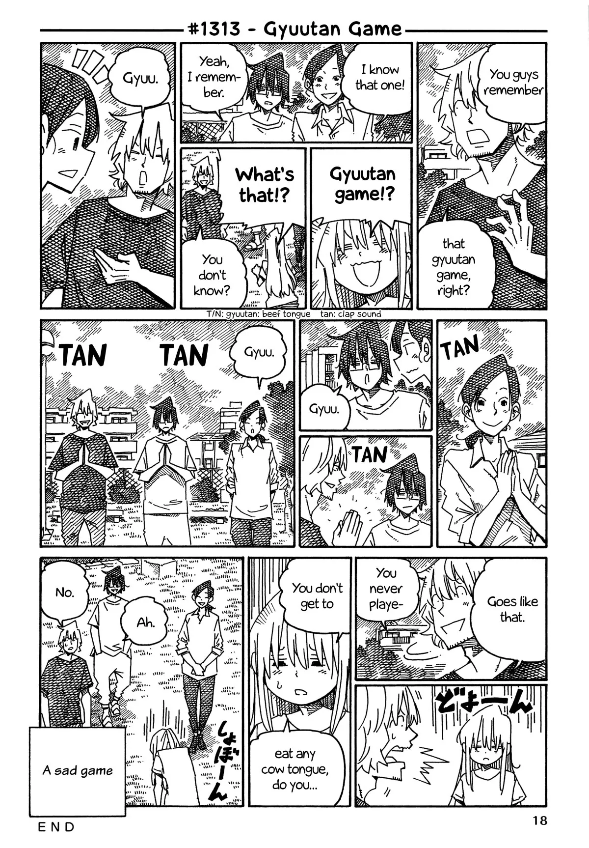 Read Hatarakanai Futari (The Jobless Siblings) Chapter 1313 - Gyuutan Game Online