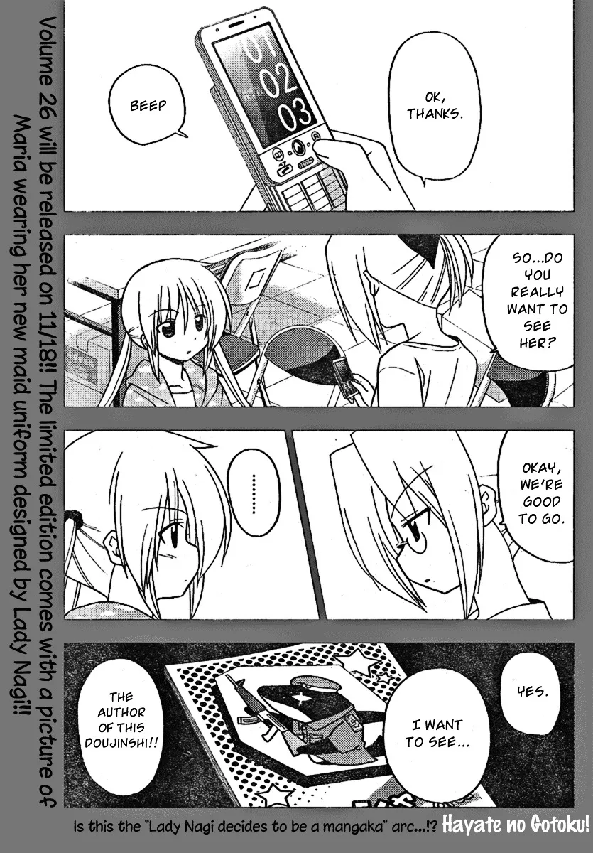 Read Hayate no Gotoku! Chapter 297 - Hata Sensei will be a Judge for a Light Novel Prize!! Online