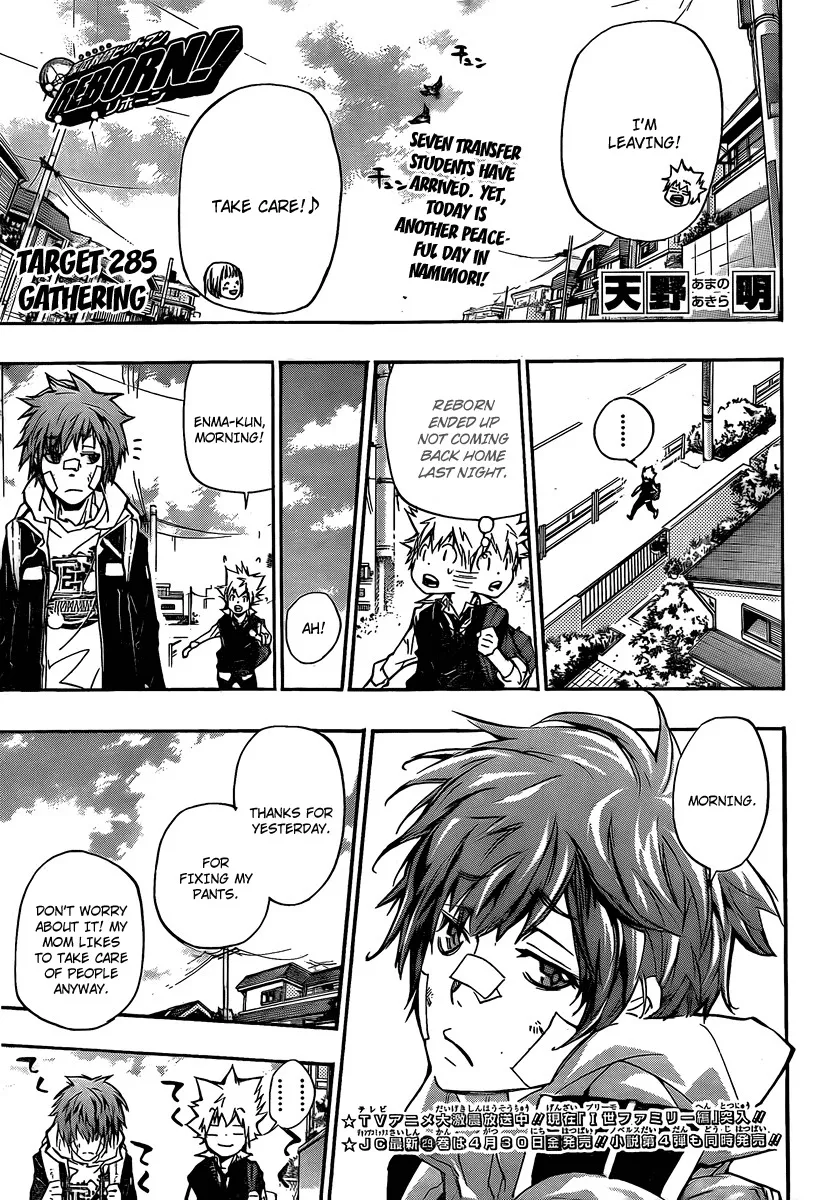 Read Katekyou Hitman Reborn! Chapter 285 - Gathering Online