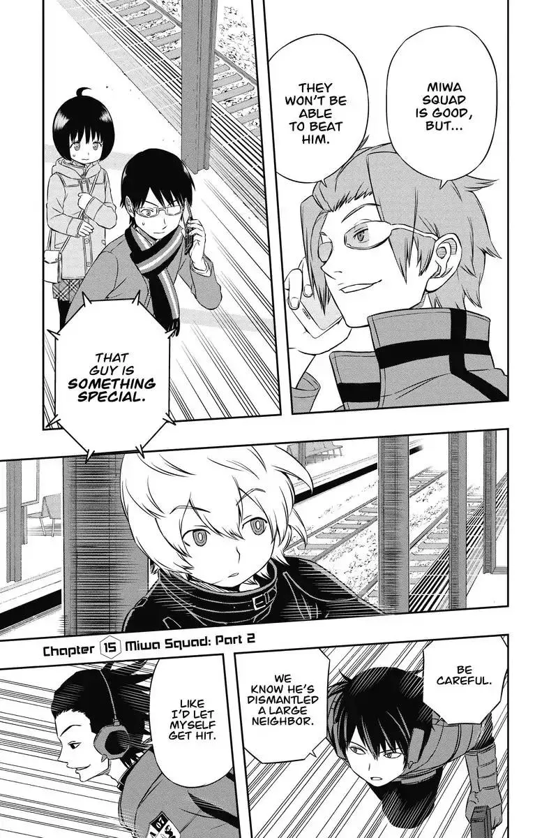 Read World Trigger Chapter 15 - Miwa Squad: Part 2 Online