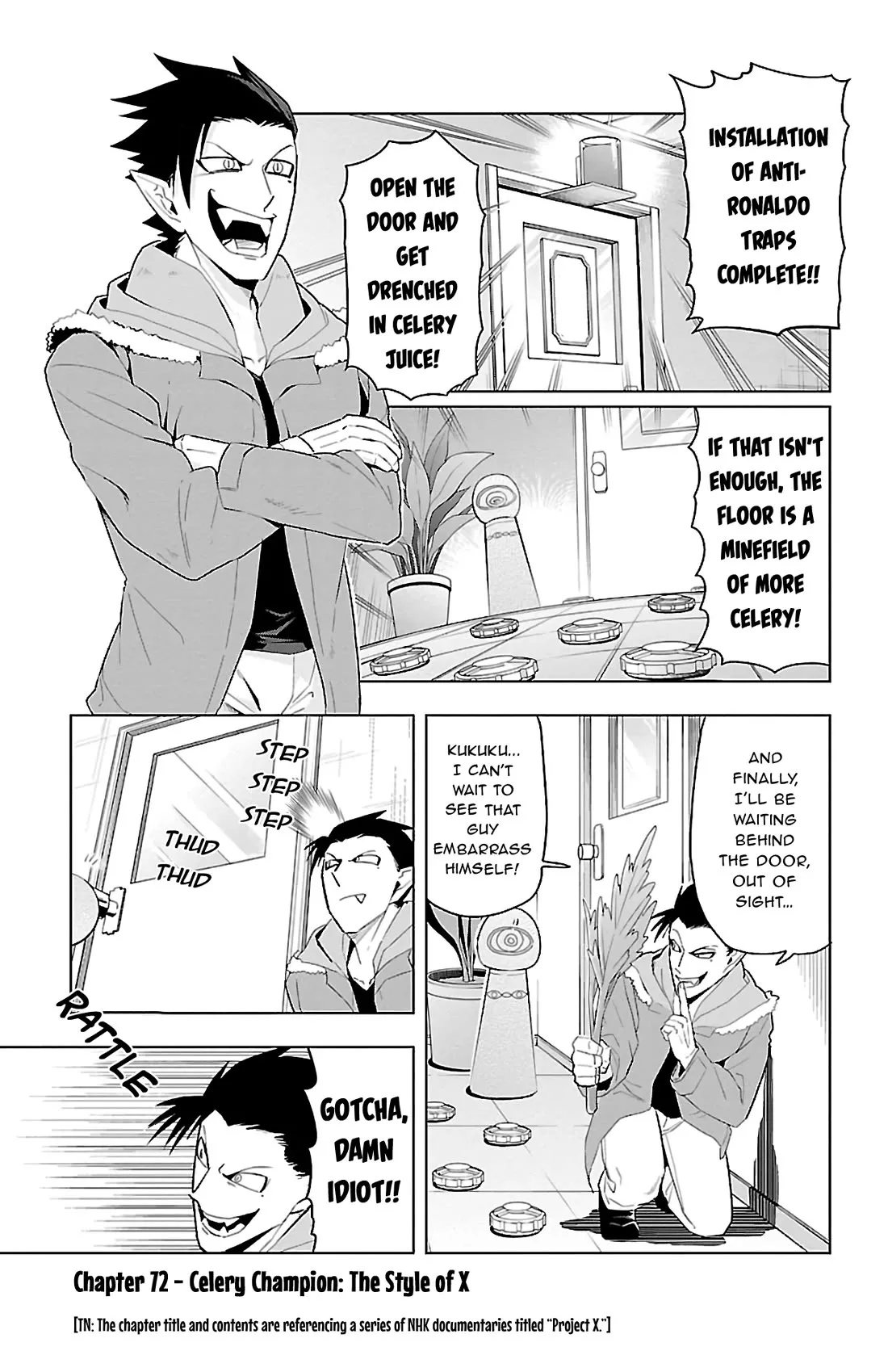 Read Kyuuketsuki Sugu Shinu Chapter 72 - Celery Champion: The Style of X Online