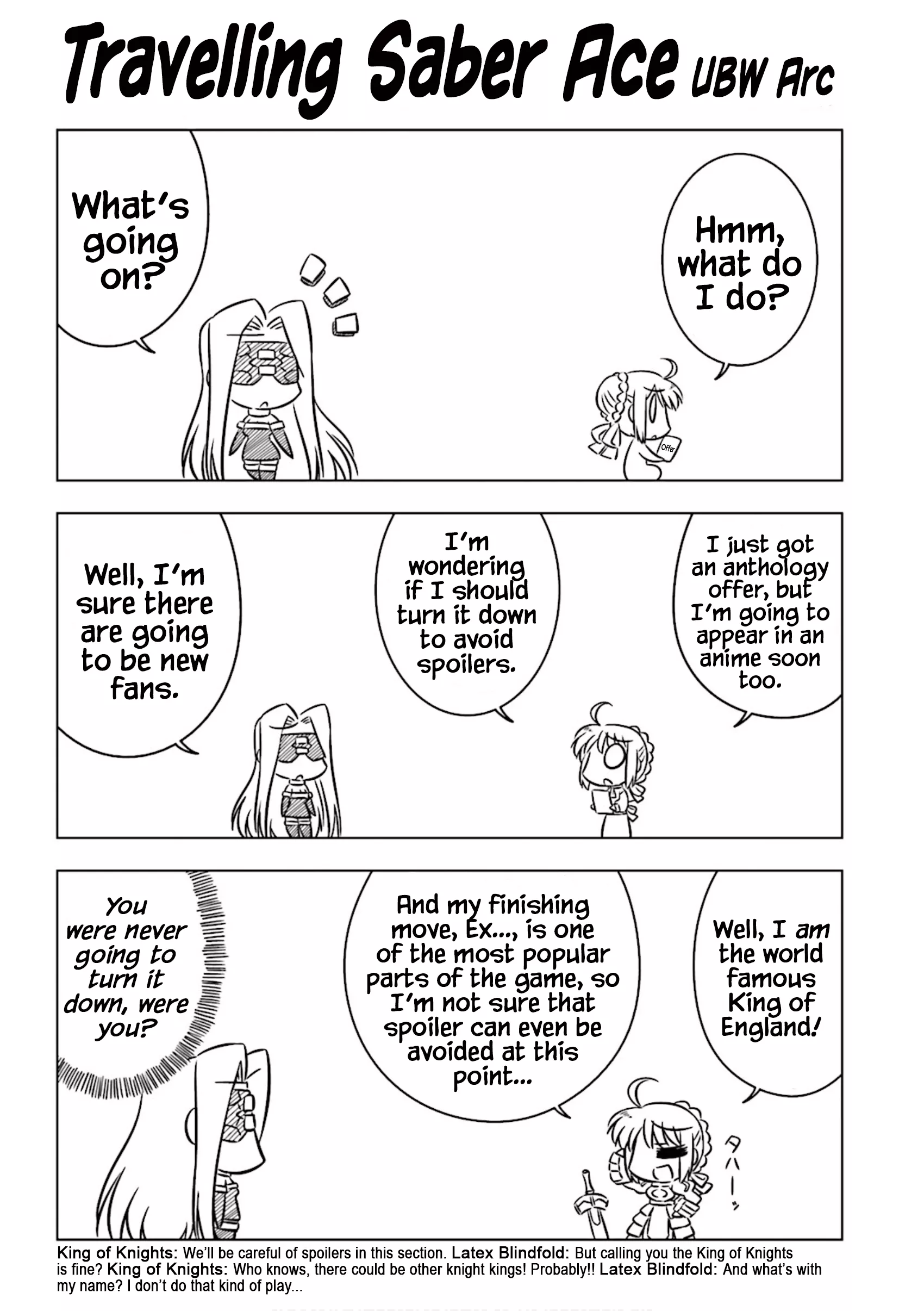 Read Koha-Ace Collection Chapter 6 - Travelling Saber-Ace - UBW Arc Online