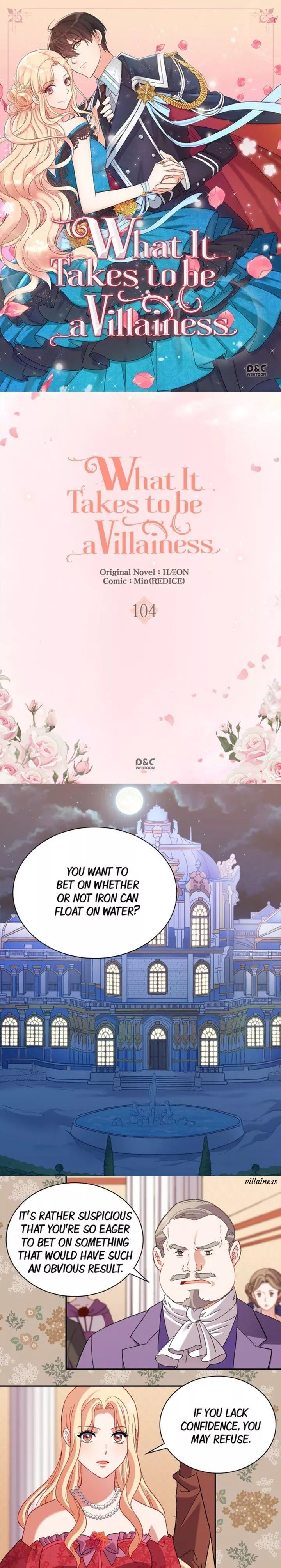 Read What It Takes to Be a Villainess Chapter 104 Online