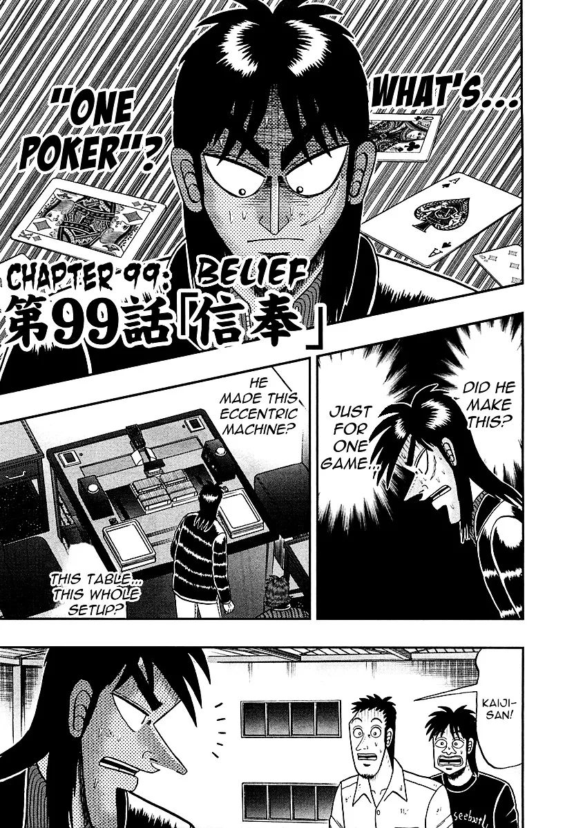 Read Gambling Outcast Kaiji: The One Poker Arc – Kaiji Part 5 Chapter 99 - Belief Online