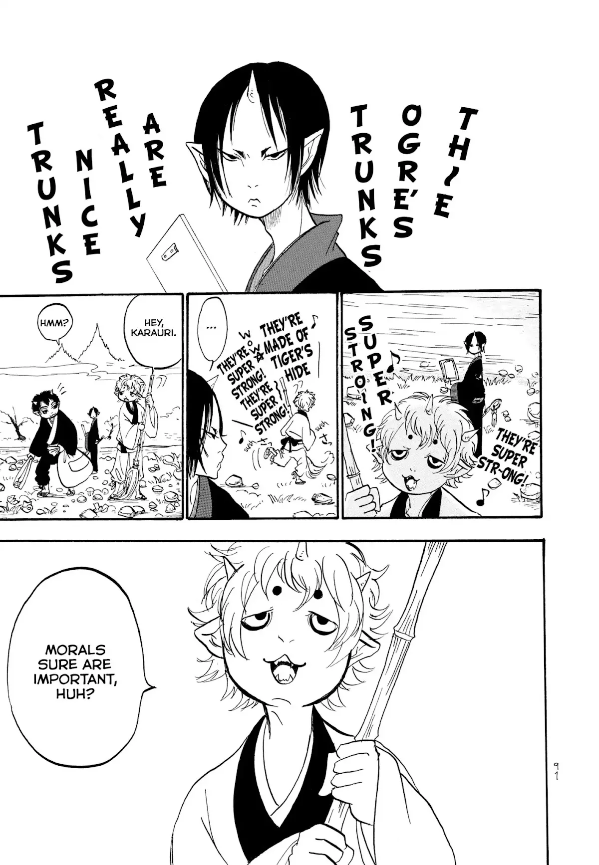 Read Hoozuki no Reitetsu Chapter 6 - OGRES, UNDERWEAR, AND CRABS Online