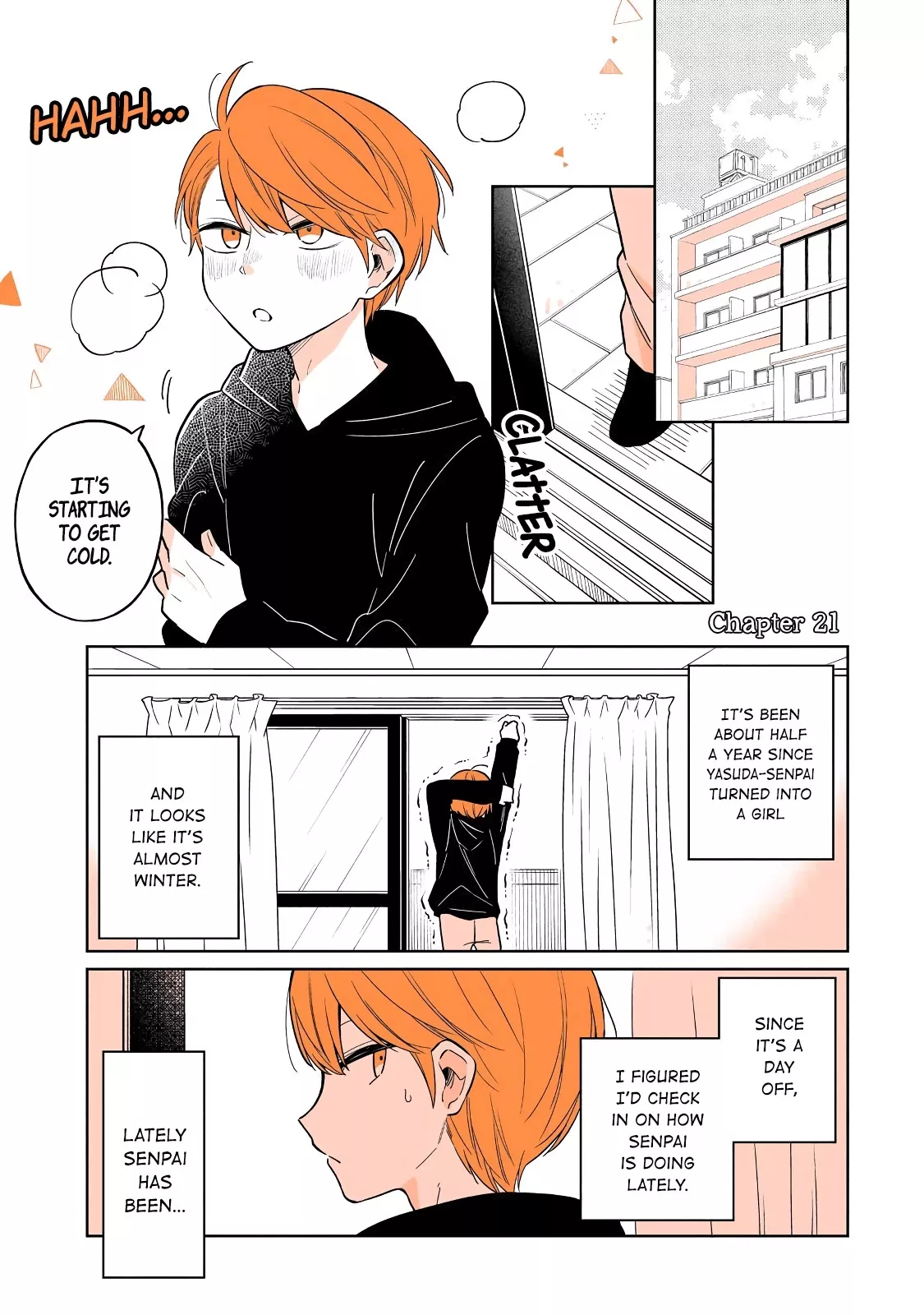 Read A Lazy Guy Woke Up as a Girl One Morning Chapter 21 Online