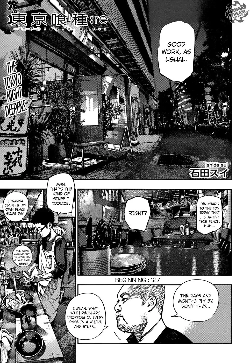 Read Tokyo Ghoul:re Chapter 127 - Beginning Online