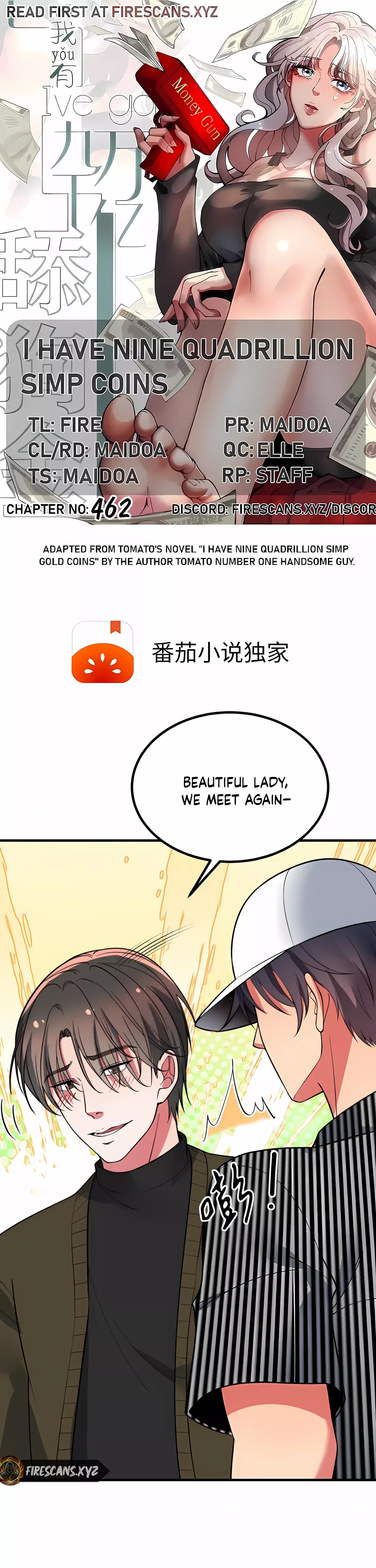 Read I Have Nine Quadrillion Simp Gold Coins Chapter 462 Online