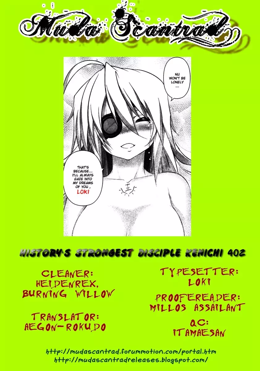 Read History’s Strongest Disciple Kenichi Chapter 402 - The Depths of The Heart Online