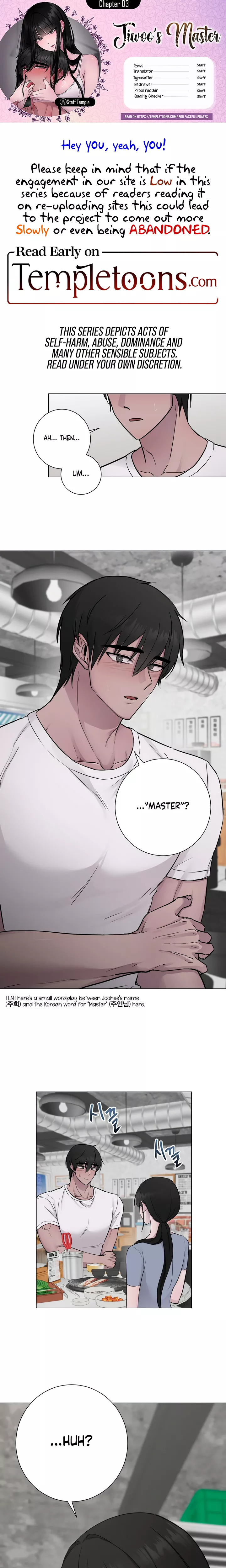 Read Jiwoo’s Master Chapter 3 Online