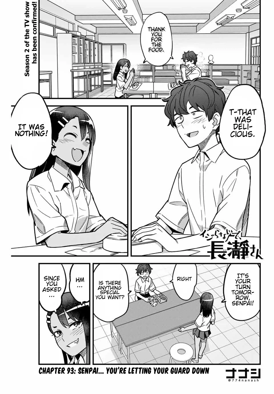 Read Please don’t bully me, Nagatoro Chapter 93 - Senpai... You're Letting Your Guard Down Online