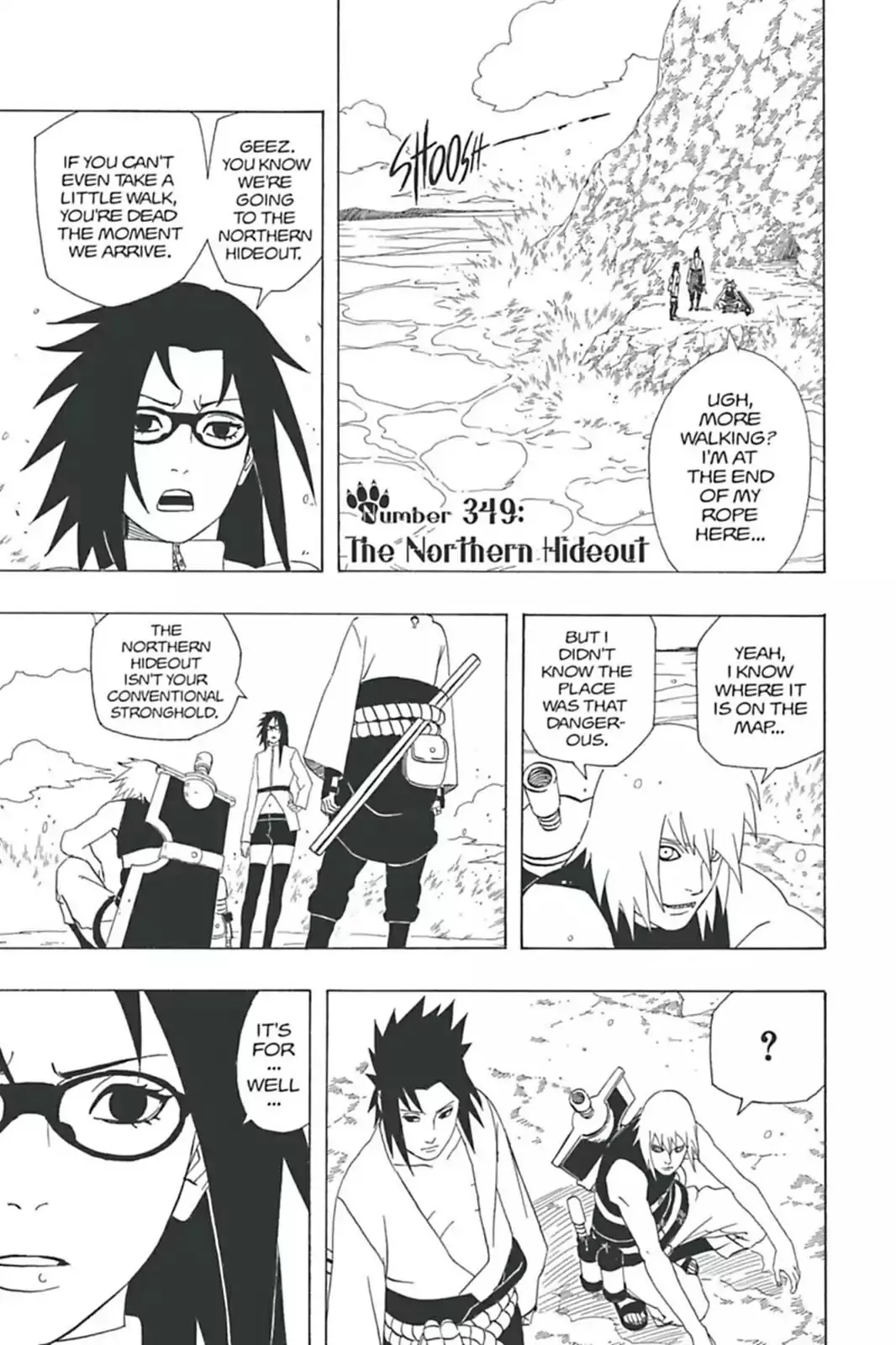 Read Naruto Chapter 349 - The Northern Hideout Online