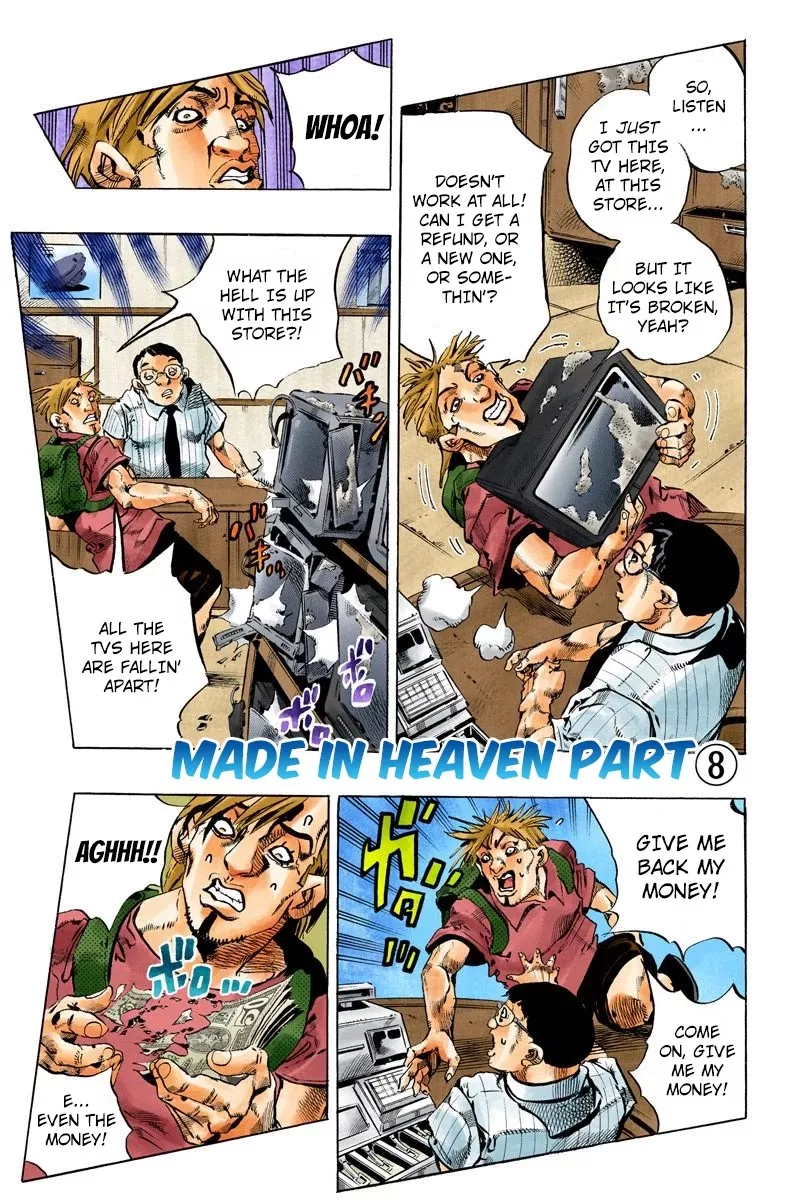 Read JoJo’s Bizarre Adventure Part 6: Stone Ocean Chapter 156 - Made In Heaven Part 8 Online