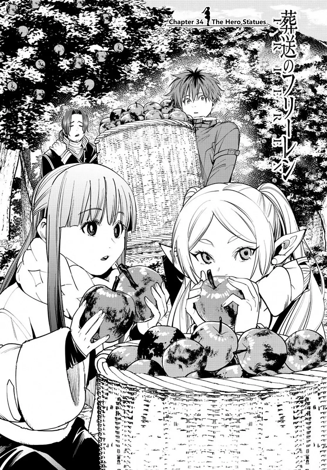 Read Sousou no Frieren Chapter 34 - The Hero Statues Online