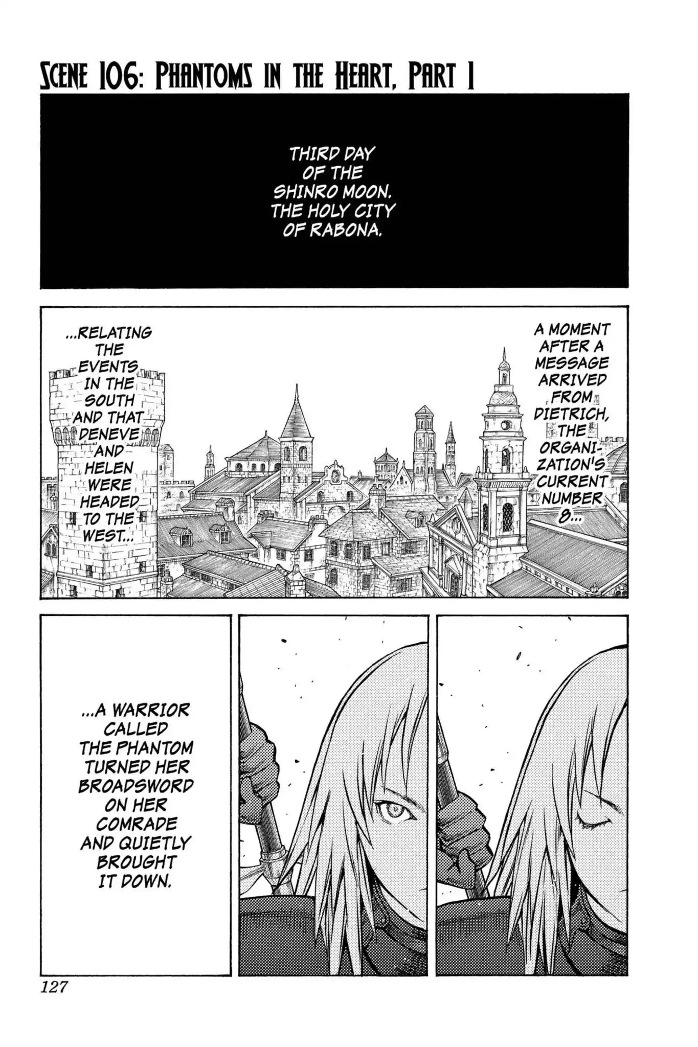 Read Claymore Chapter 106 - Vol.19 Scene 106: Phantom in the Heart, Part 1 Online