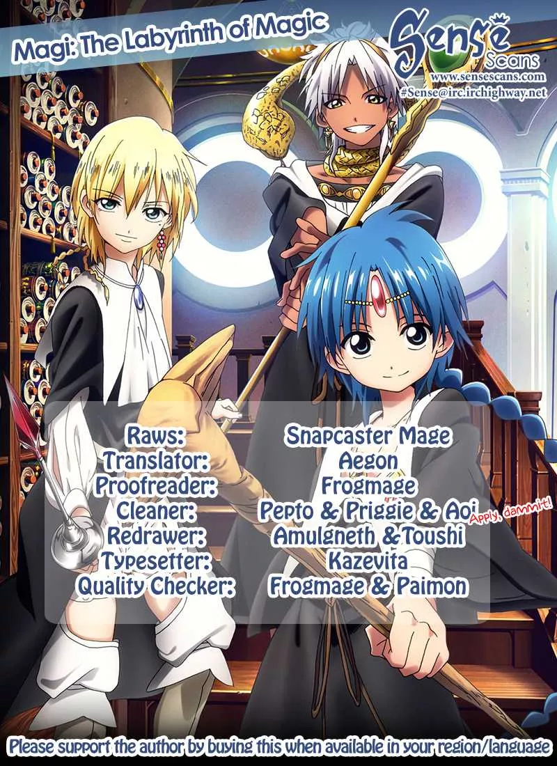 Read Magi – Labyrinth of Magic Chapter 262 - Knowing Good From Evil Online