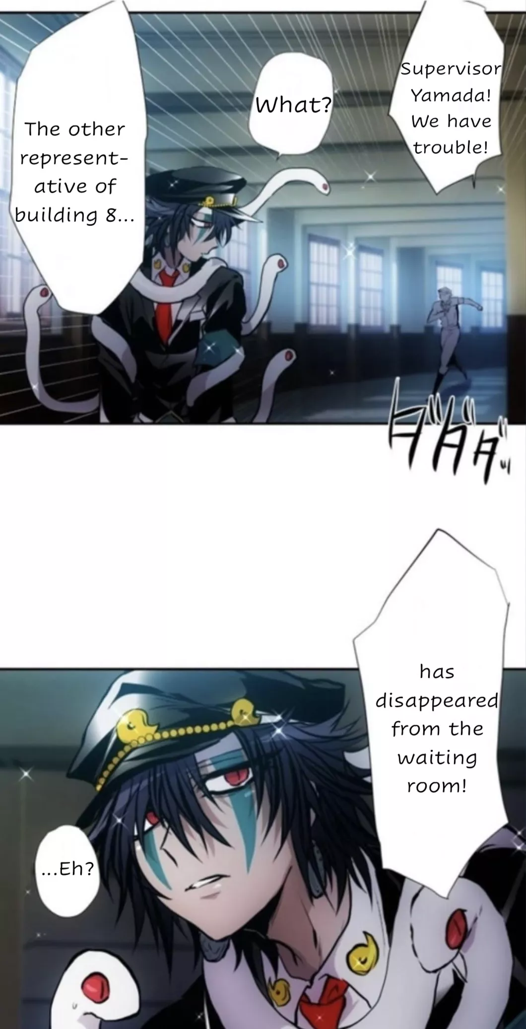 Read Nanbaka Chapter 397 - Running Away Means Victory, but it's Unsatisfying Online