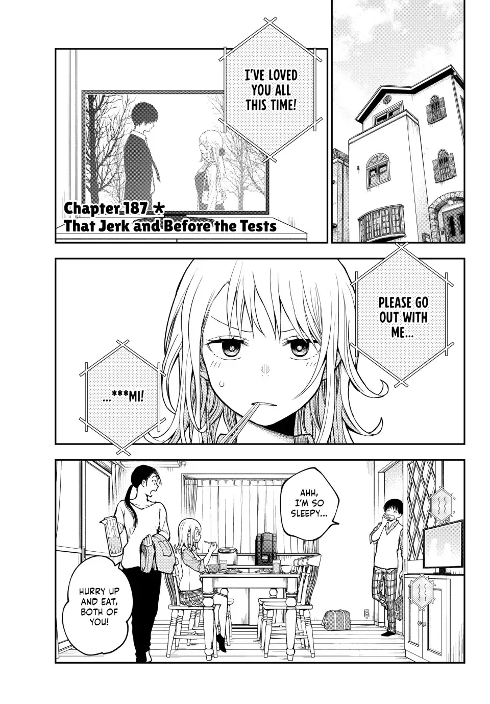 Read My Charms Are Wasted On Kuroiwa Medaka Chapter 187 - That Jerk and Before the Tests Online