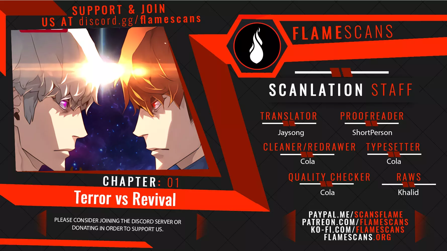 Read Terror vs Revival Chapter 1 Online