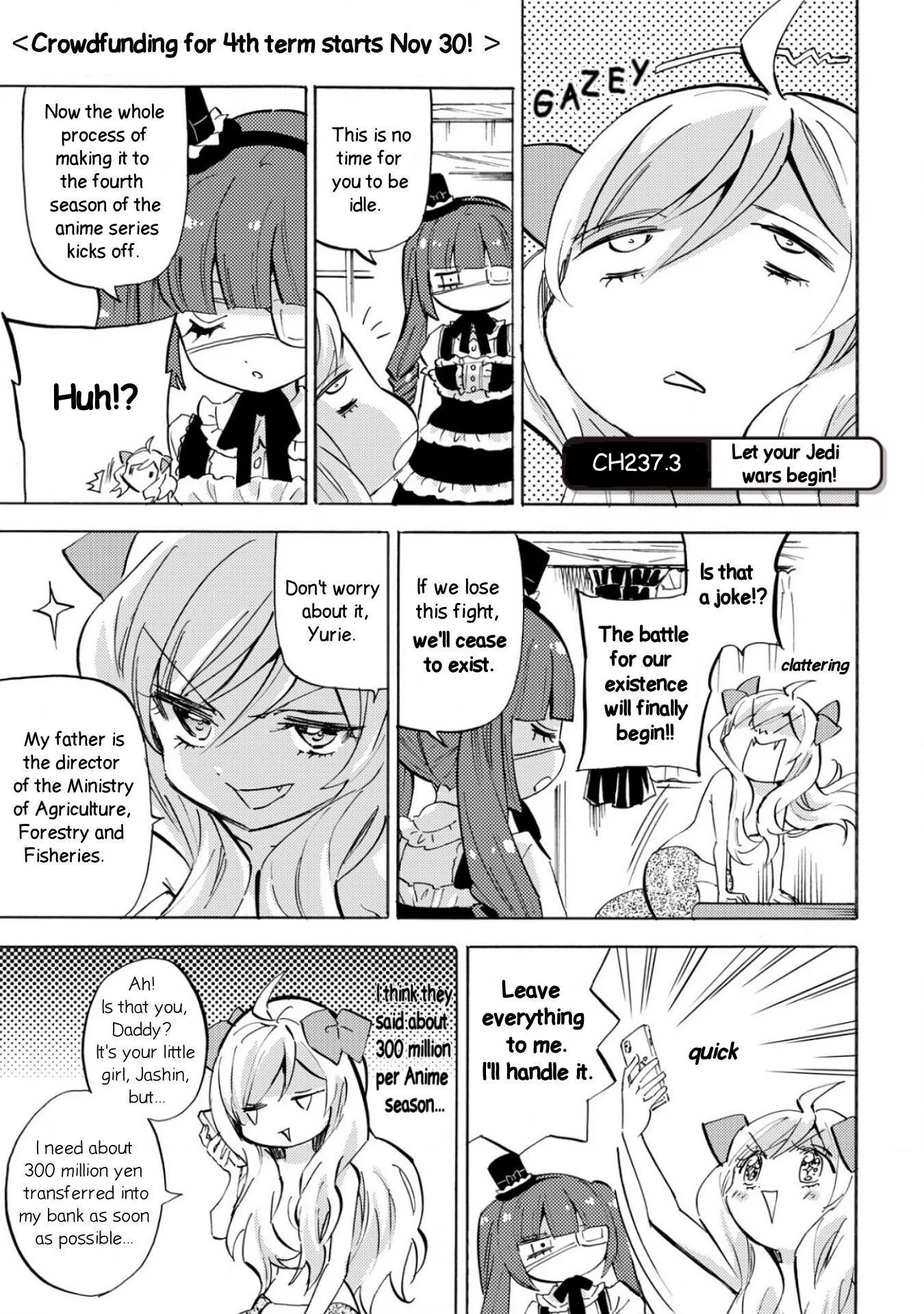 Read Jashin-chan Dropkick Chapter 237.3 Online