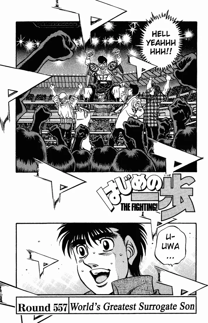 Read Hajime no Ippo Chapter 557 - The World's Greatest Unrelated Son Online