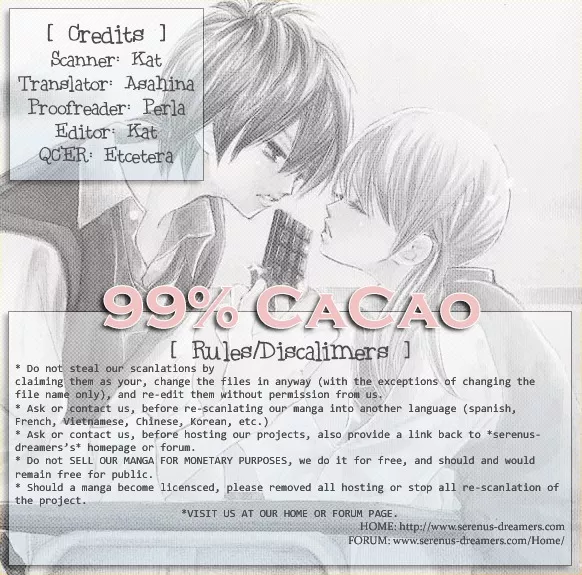 Read 99% Cacao Chapter 2 - Hating a food without even trying is not good Online