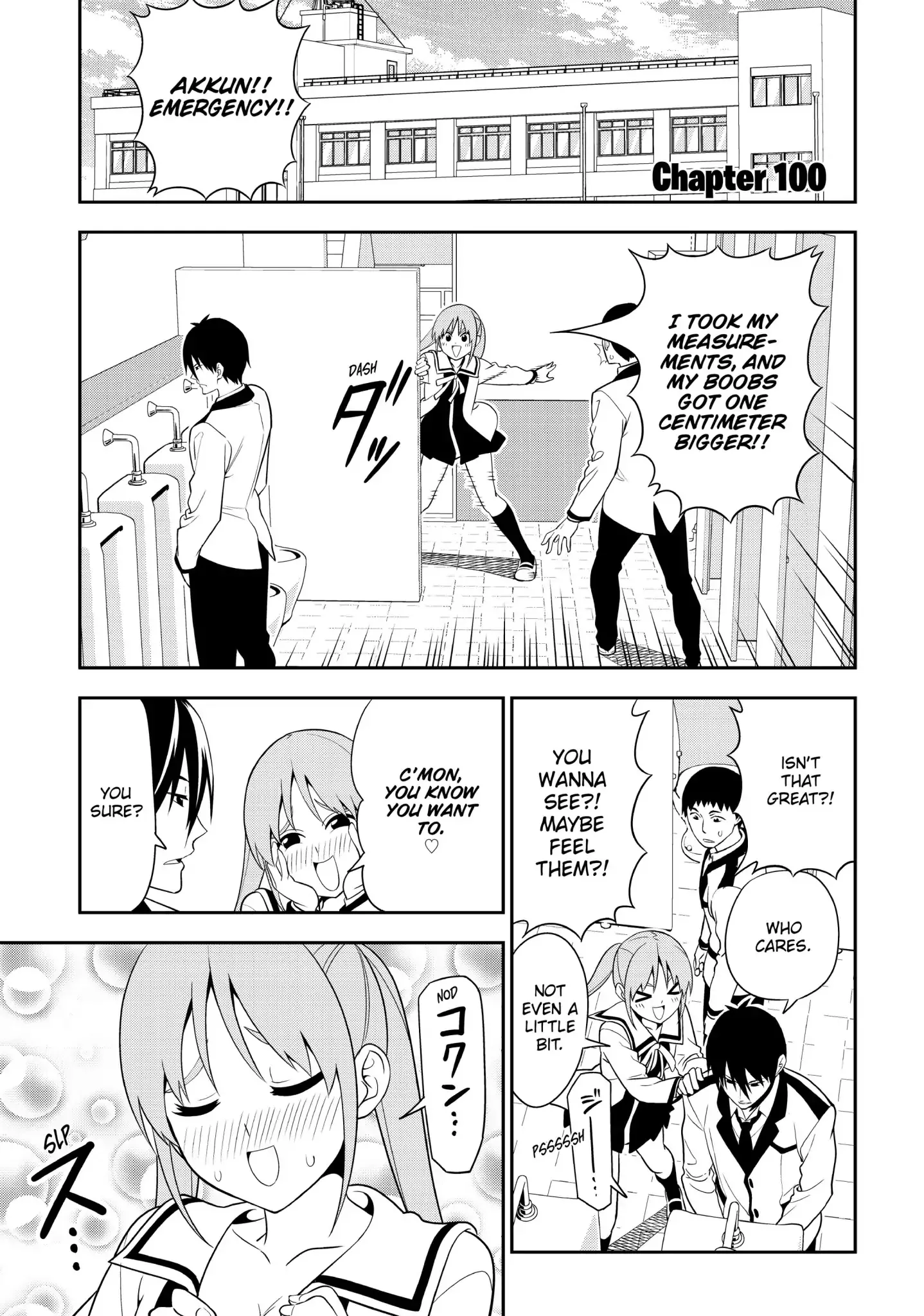 Read Aho Girl Chapter 100 Online