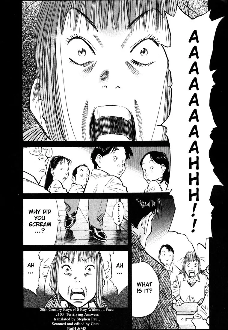 Read 20th Century Boys Chapter 103 - Terrifying Answers Online